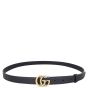 Gucci Marmont Double G Slim Belt Front