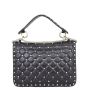 Valentino Rockstud Spike Medium Shoulder Bag Back