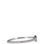 Tiffany & Co. T Diamond Wire Band Ring 18K White Gold Side