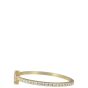 Tiffany & Co. T Diamond Wire Band Ring 18K Yellow Gold Side