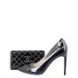 Chanel Patent CC Wallet Shoe