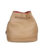 Prada City Calf Leather Bucket Bag Back