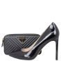 Prada Diagramme Nappa Mini Chain Shoulder Bag Shoe