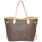 Louis Vuitton Neverfull MM Monogram Front with Strap