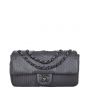 Chanel CC Laser Cut Flap Bag Front with Strap