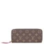 Louis Vuitton Clemence Wallet Monogram Fuchsia Front
