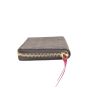 Louis Vuitton Clemence Wallet Monogram Fuchsia Side