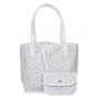 Goyard Anjou Mini Bag (white) Front with Components