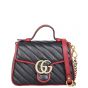 Gucci GG Marmont Top Handle Bag Mini Front with strap