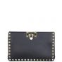 Valentino Rockstud Clutch on Chain Front