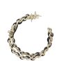 Chanel CC Lambskin Hoop Earrings Side