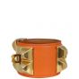 Hermes Collier de Chien Bracelet (orange epsom) Side