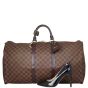 Louis Vuitton Keepall 55 Bandouliere Damier Ebene Shoe