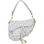 Dior Saddle Bag Oblique Embroidery Front