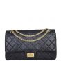 Chanel 2.55 Reissue 227 Double Flap Bag Front with Strap