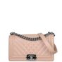 Chanel Boy Old Medium Chevron Front with Strap