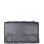 Gucci XL Logo Chain Shoulder Bag Front