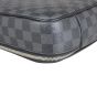 Louis Vuitton Steeve Laptop Bag Damier Graphite Corner Closeup