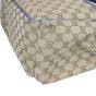 Gucci GG Supreme Diaper Bag Corner Closeup