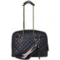 Chanel Quilted Vintage Lambskin Tote Shoe