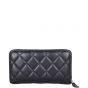 Chanel Small Zip Around Wallet Back