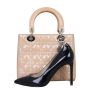 Dior Lady Dior Medium Patent Shoe