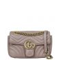 Gucci GG Marmont Matelasse Mini Shoulder Bag  Front with Strap