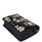 Valentino Floral Cutout Rockstud Shoulder Bag Corner Distance