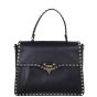Valentino Vitello Rockstud Flap Bag Front