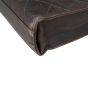 Chanel CC Quilted Briefcase (vintage) Corner Closeup