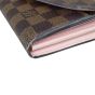 Louis Vuitton Sarah Wallet Damier Ebene Corner Closeup