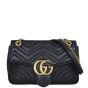 Gucci GG Marmont Matelasse Medium Shoulder Bag Front with Strap