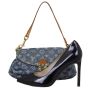 Louis Vuitton Mini Pleaty Monogram Denim Shoe