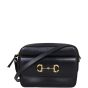 Gucci GG Leather 1955 Horsebit Shoulder Bag Small Front with Strap
