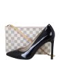 Louis Vuitton Neverfull Pochette Damier Azur Shoe