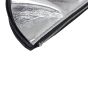 Chanel Metallic Wave Clutch Corner Closeup
