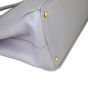 Prada Saffiano Lux Galleria Double Zip Tote Medium Corner Closeup
