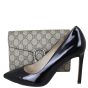 Gucci Dionysus GG Supreme Chain Wallet Front with Shoe