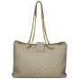 Saint Laurent Chevron Shopping Tote Back