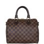 Louis Vuitton Speedy 25 Bandouliere Damier Ebene Back