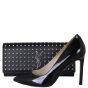 Saint Laurent Monogram Kate Studded Clutch Shoe