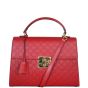 Gucci Guccissima Padlock Top Handle Bag Medium Front With Strap