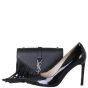 Saint Laurent Monogram Fringe Chain Bag Shoe