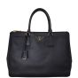 Prada Saffiano Lux Galleria Double Zip Tote Large Front