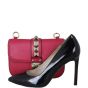 Valentino Glam Lock Medium Shoulder Bag Shoe