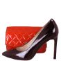 Chanel Brilliant Wallet on Chain Patent Shoe