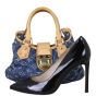 Louis Vuitton Pleaty Monogram Denim Shoe