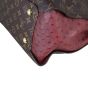 Louis Vuitton Gaia Ostrich Python Monogram Corner Close Up
