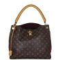 Louis Vuitton Gaia Ostrich Python Monogram Front