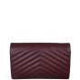Saint Laurent Envelope Chain Wallet Back